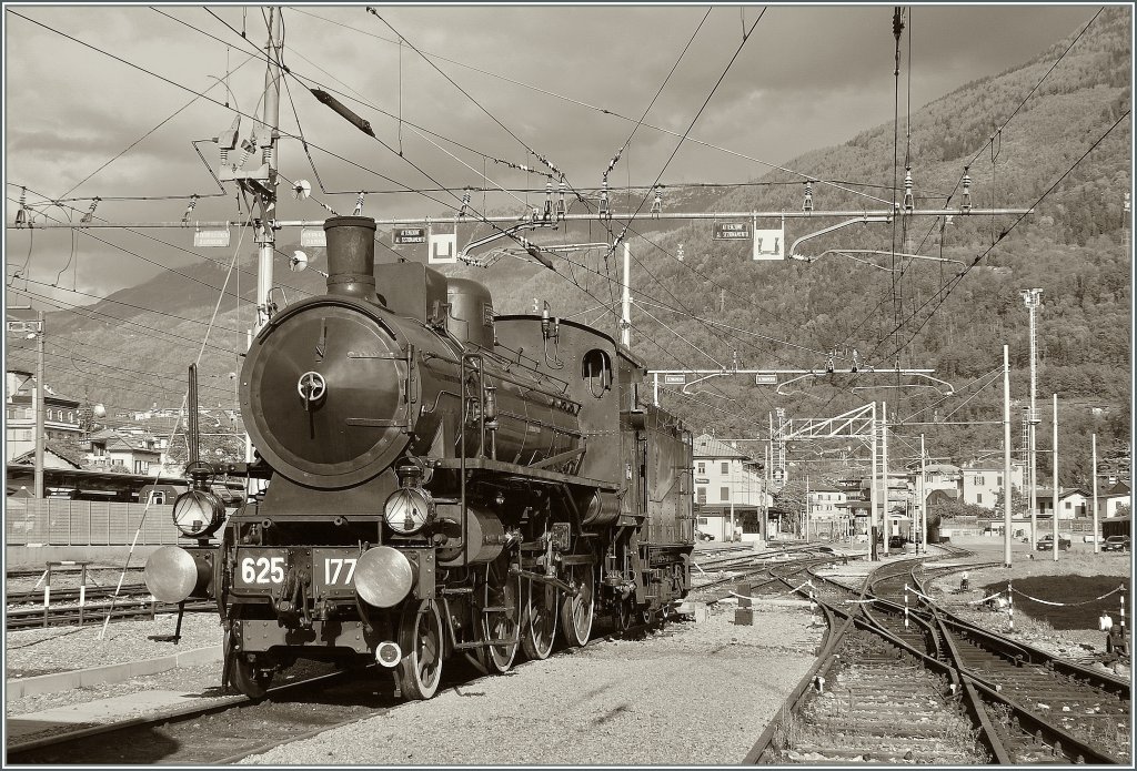 Die FS 625 177 in Tirano.
8. Mai 2010