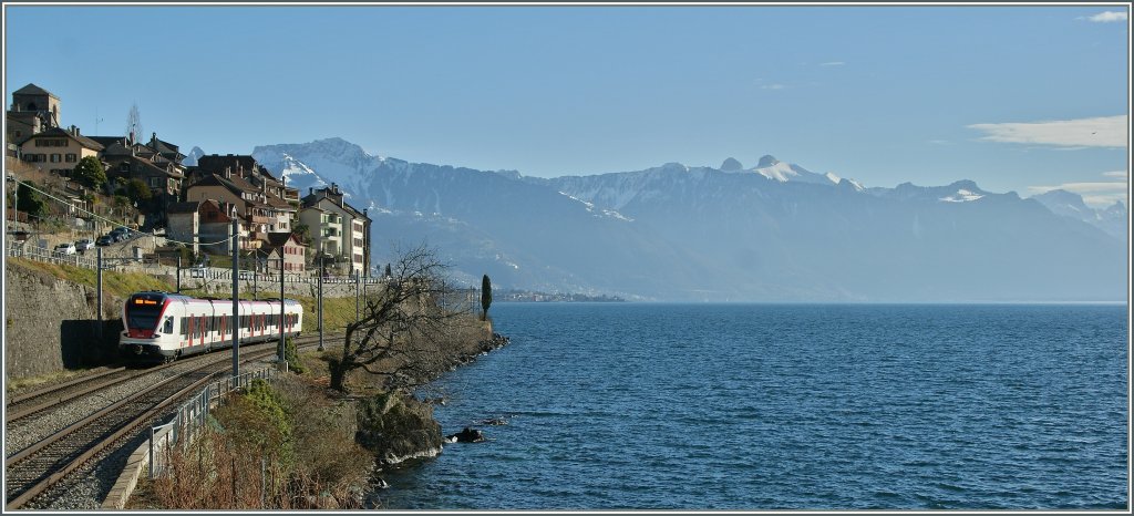 Ein Flirt kurz vor St-Saphorin.
3. Jan. 2013