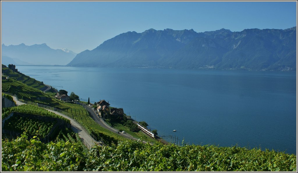 Ein kleiner Flirt auf der Fahrt entlang am grossen See.
(18.07.2012)