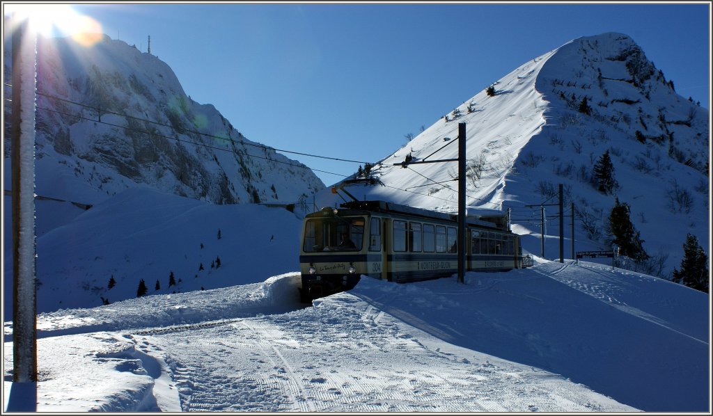 Mitten in Eis und Schnee bei Jaman (1740 m.�.M)
(12.01.2012)