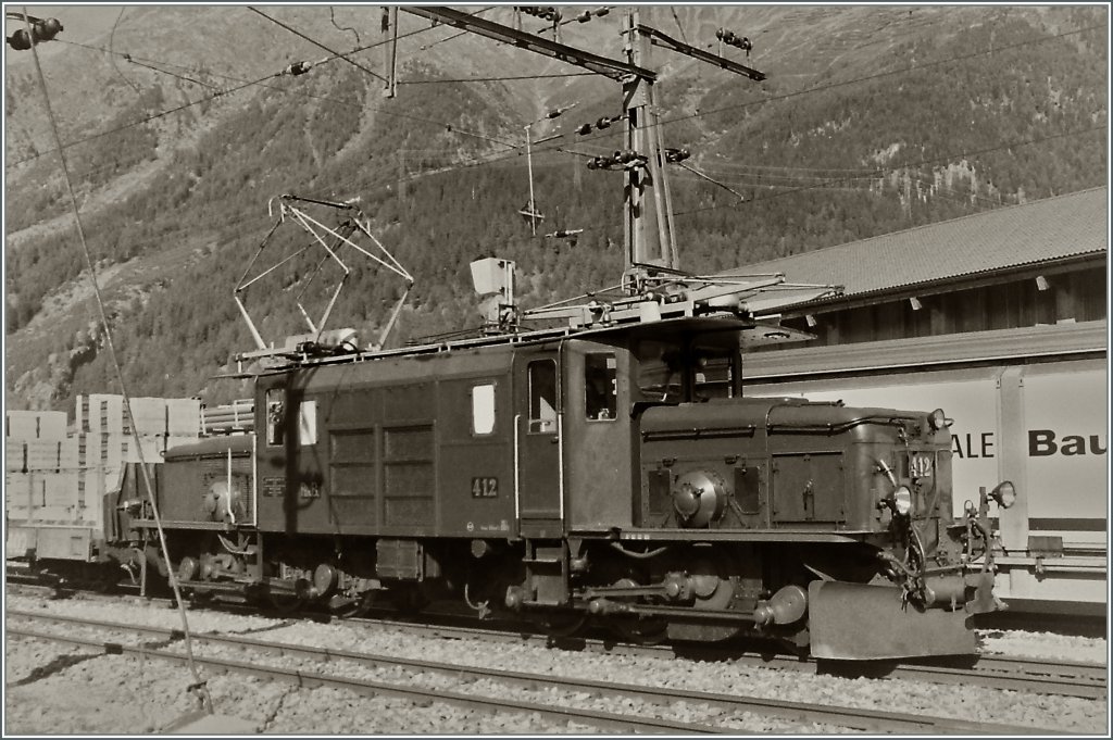 RhB Ge 6/6 I in Zernez.
September 1993