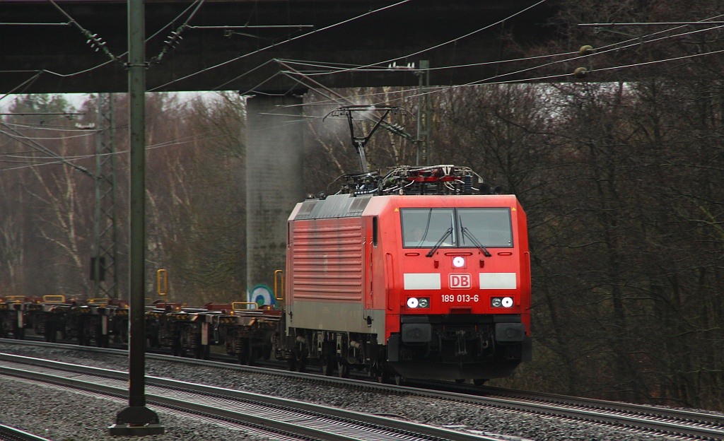 189 013-6 Maschen Pbf 07.01.2012