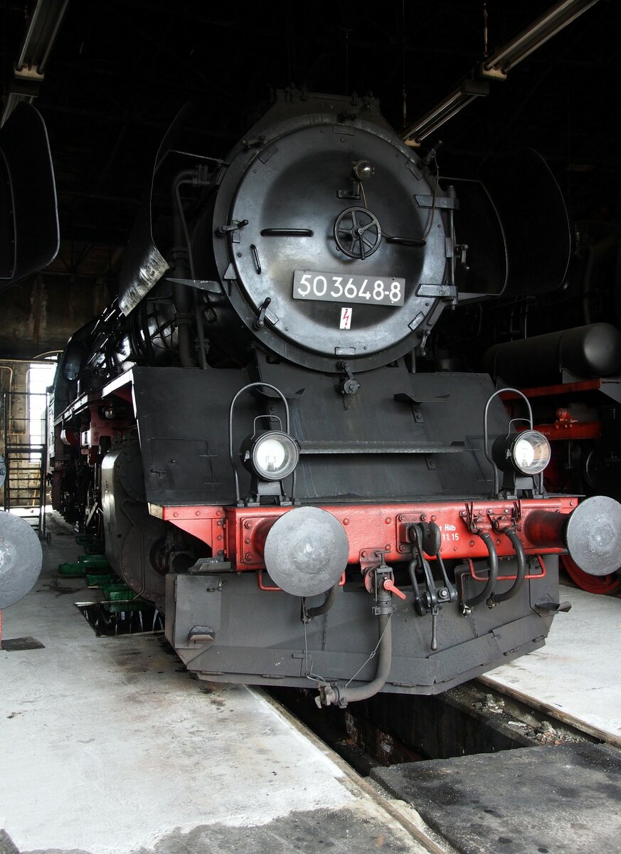 50 3648-8 im Sächsischen Eisenbahnmuseum Chemnitz am 19.04.2017.
