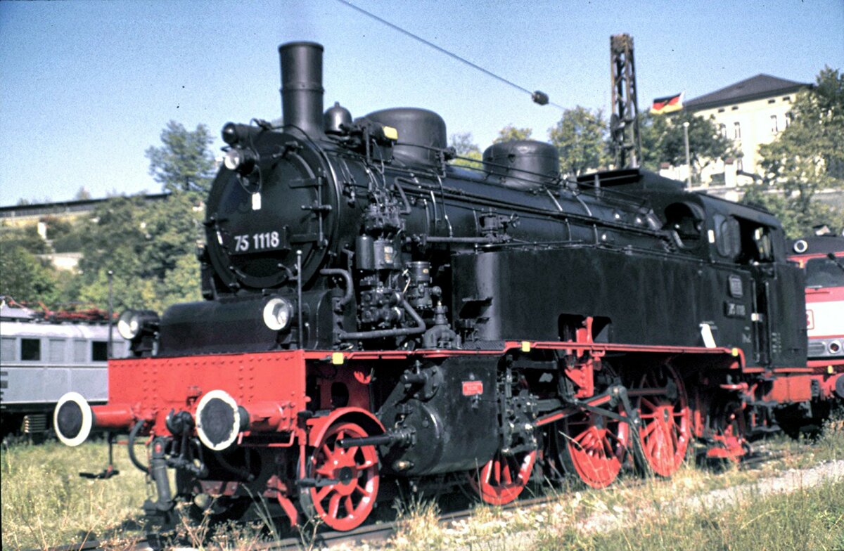 75 1118 am Tag des Lokführers in Ulm am 20.09.1997.