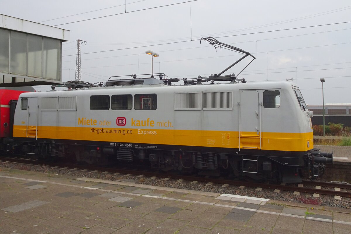 Am tr�ben 21.Juni 2024 steht CentralBahn 111 095 in Oberhausen. 