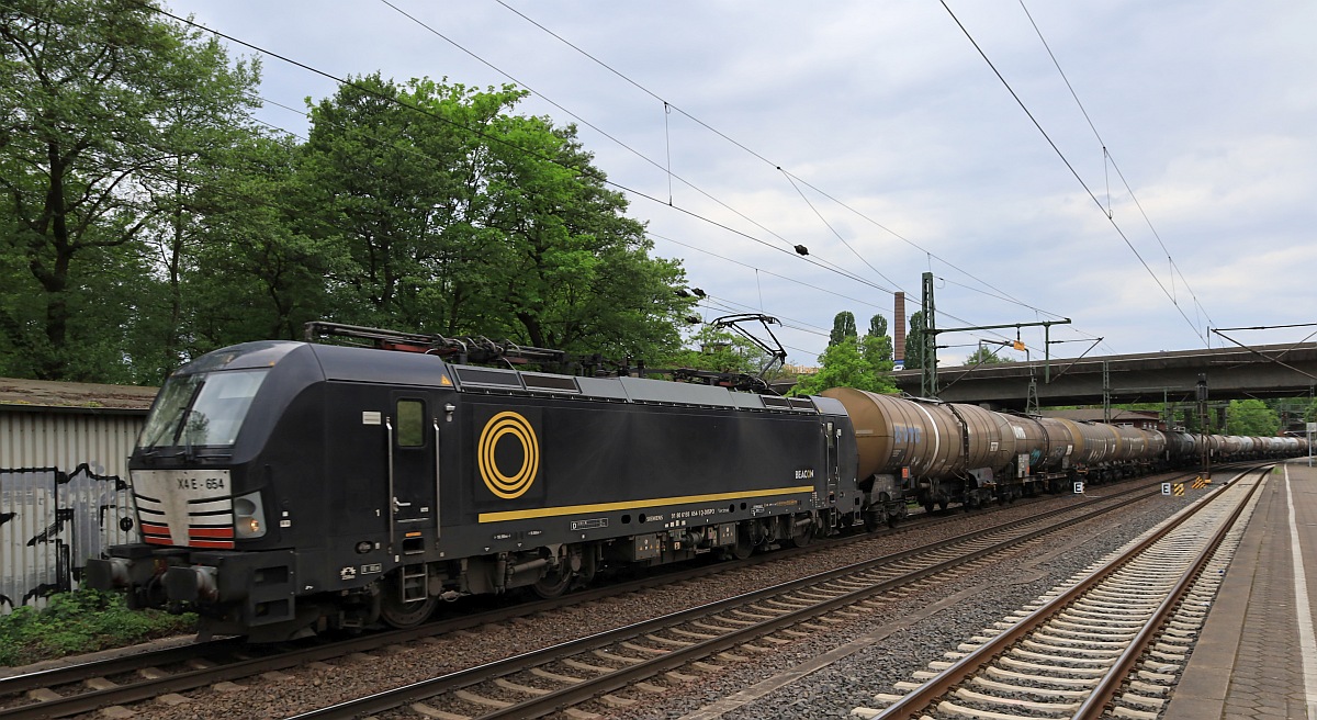 BRLL 193 654-1 mit Öler gen Süden. HH-Harburg 04.05.2024