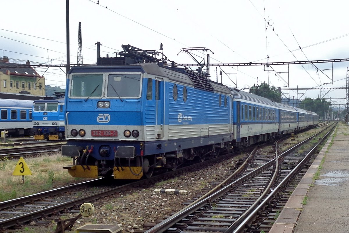 CD 362 108 treft am 16 Mai 2018 in Praha Smichov ein. 