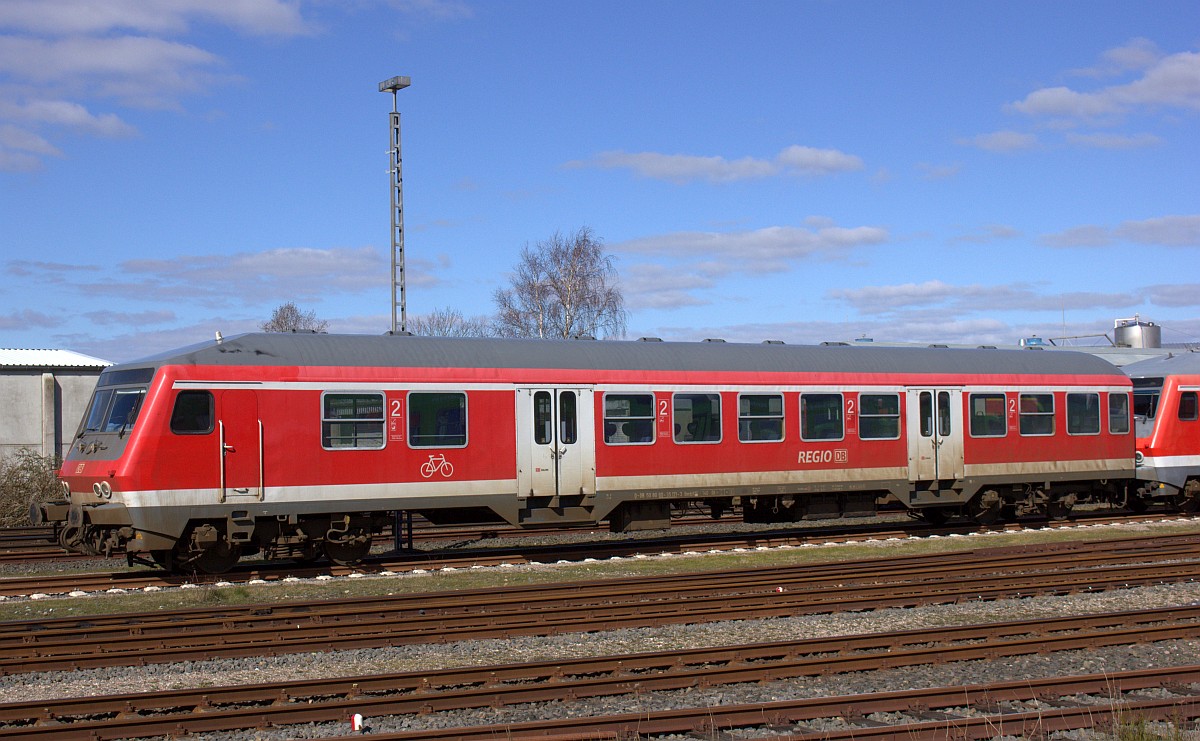 DB Regio M�nster Steuerwagen 5080 80-35 171-3 Bnrdzf483.1, Unt/WW X/24.04.15, Husum-Nord 22.03.2020