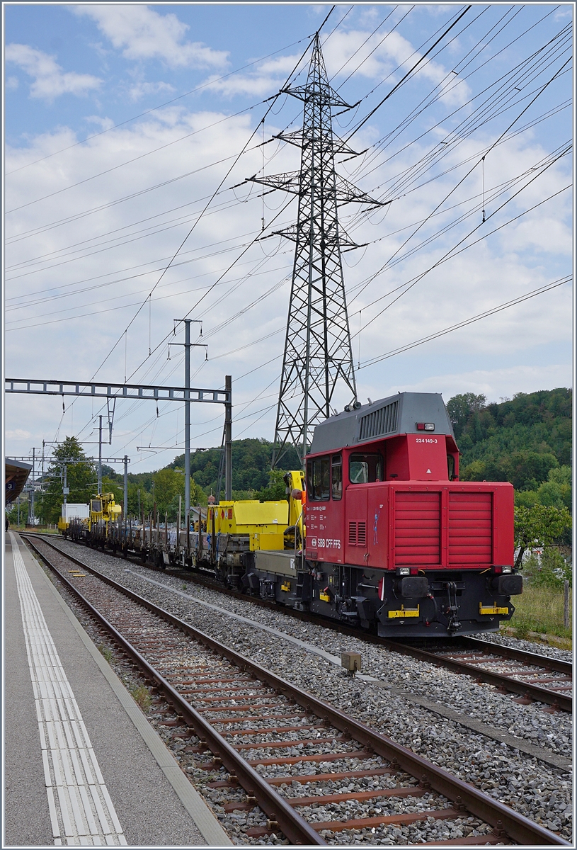 Der Tm 234 149-3 in Puidoux-Chexbres.
29. August 2018