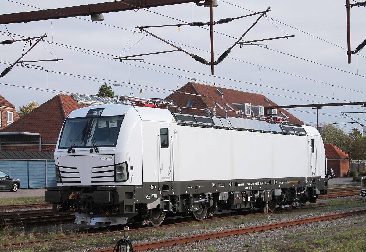 Die SIEAG 193 965 ist für Testzwecke nach Pattburg überführt worden, Pattburg 06.10.2021