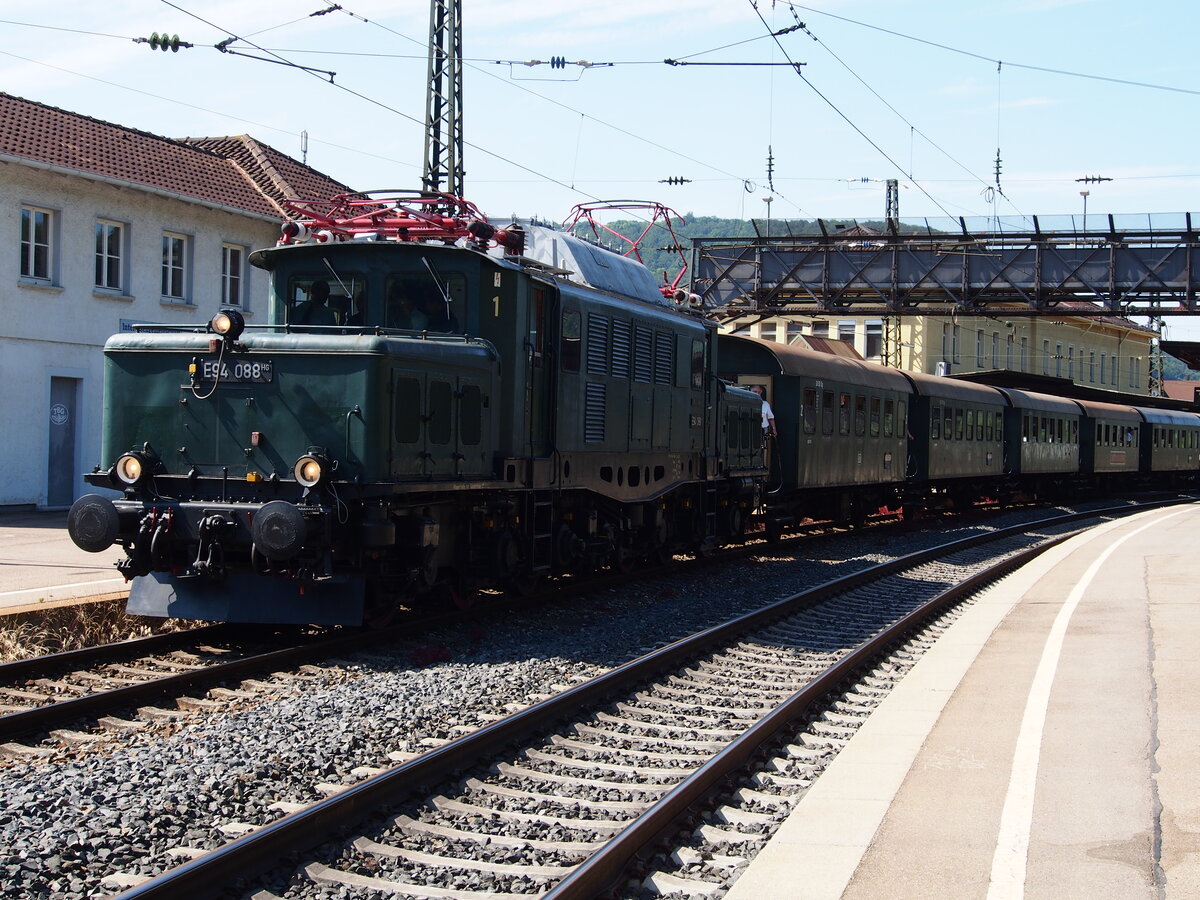 E 94 088 in Geislingen/Steige am 22.06.2014.