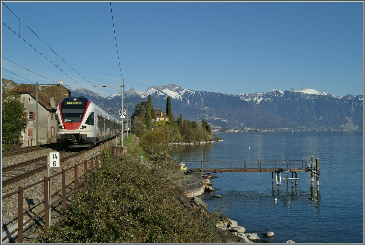Ein Flirt bei Kilometer 14.6.
St-Saphorin, den 15. April 2015
