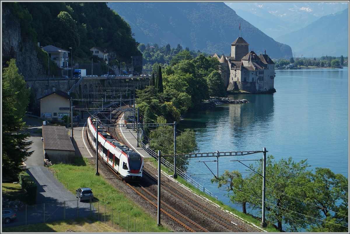 Ein Flirt beim Château de Chillon.
27. Juni 2014