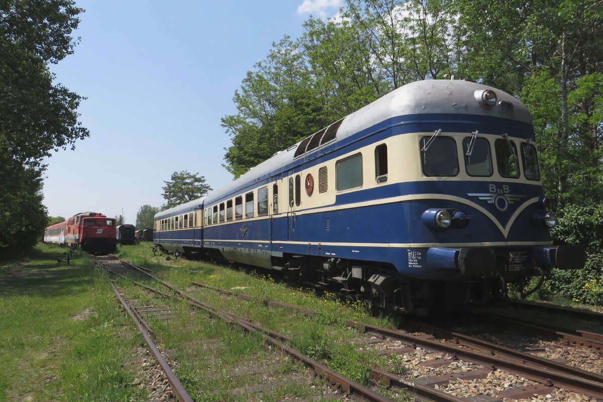 Ex-ÖBB 5145.11 steht am 21 Mai 2023 auf das Gelände von das Heizhaus Strasshof während die Dieseltage.