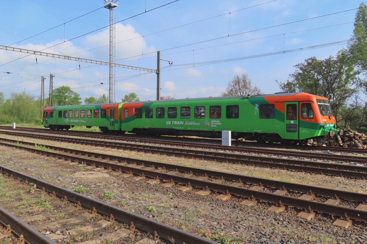 GWT 845 404 steht am 12 Mai 2024 abgestellt in Zatec. 