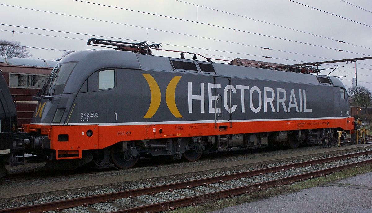 Hectorrail ES 64 U2-002/ 182 502-5/ 242.502  Zurg  (REV/Lz/26.02.16), Pattburg/DK 11.12.2016