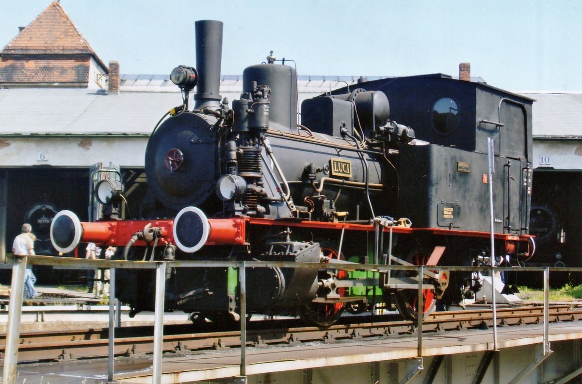 LUCI steht am 9 Juni 2009 in das Bayerisches Eisenbahnmuseum in N�rdlingen auf die Drehscheibe. 
