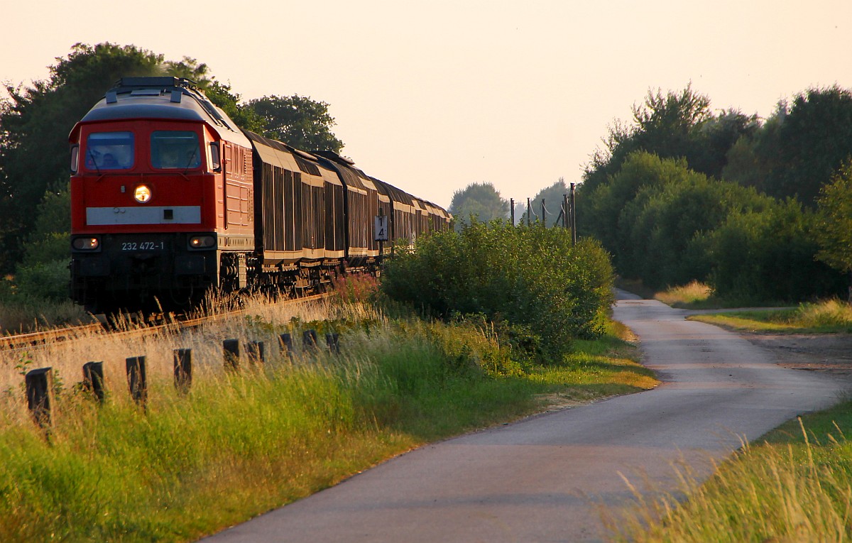 MBU 2014: DB 232 472-1 J�bek/Jyderupweg 29.07.2014
