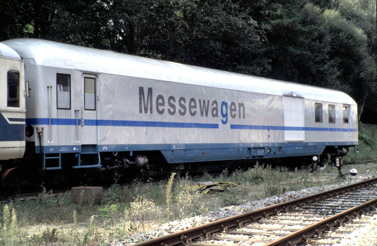 Messewagen bei der Regentalbahn in Viechtach am 07.09.1997.