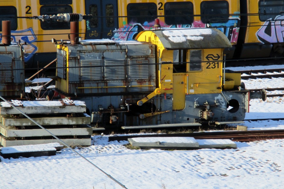NS 231 steht am 12 Jänner 2017 in Nijmegen.