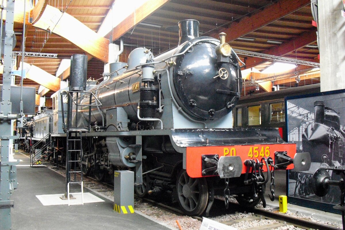 PO 4546 steht am 24 September 2010 ins Cité du Train, Mulhouse.