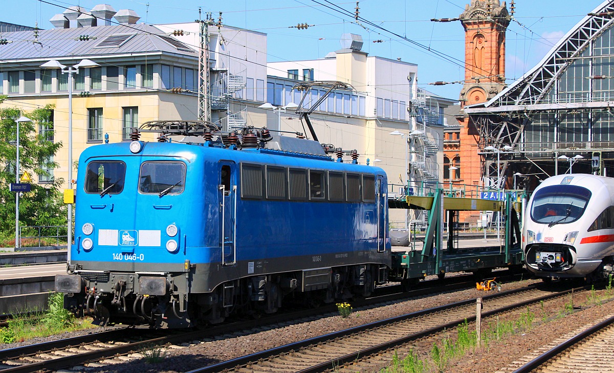 PRESS 140 046-0 / 140 837-6, REV/LD X/16.11.18, Bremen Hbf 11.06.2022