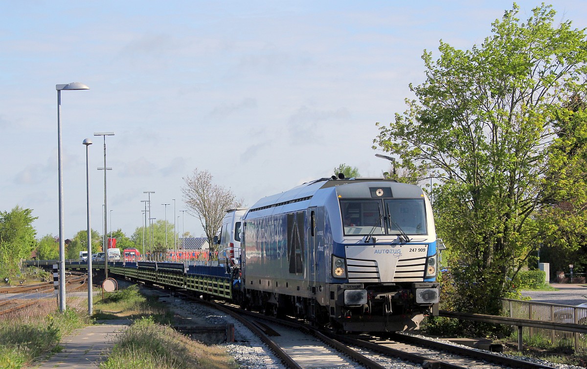 RDC 247 909 hatte mit einem AZS Einfahrt in Nieb�ll. 17.05.2020