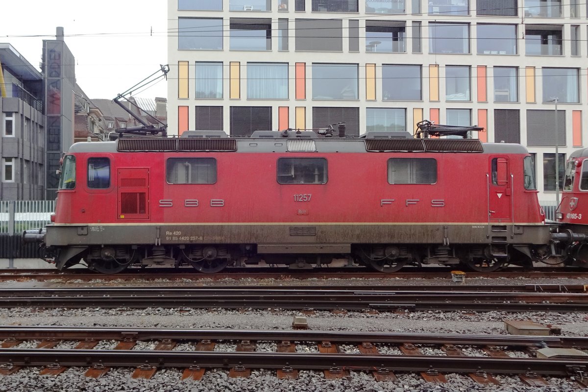 Seitenblick auf 11257 in Thun am 28 Mai 2019.