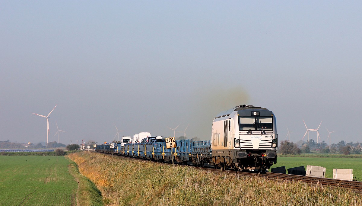 SIEAG/RDC 247 908  Debbie  auf dem Weg nach Nieb�ll. 10.10.18