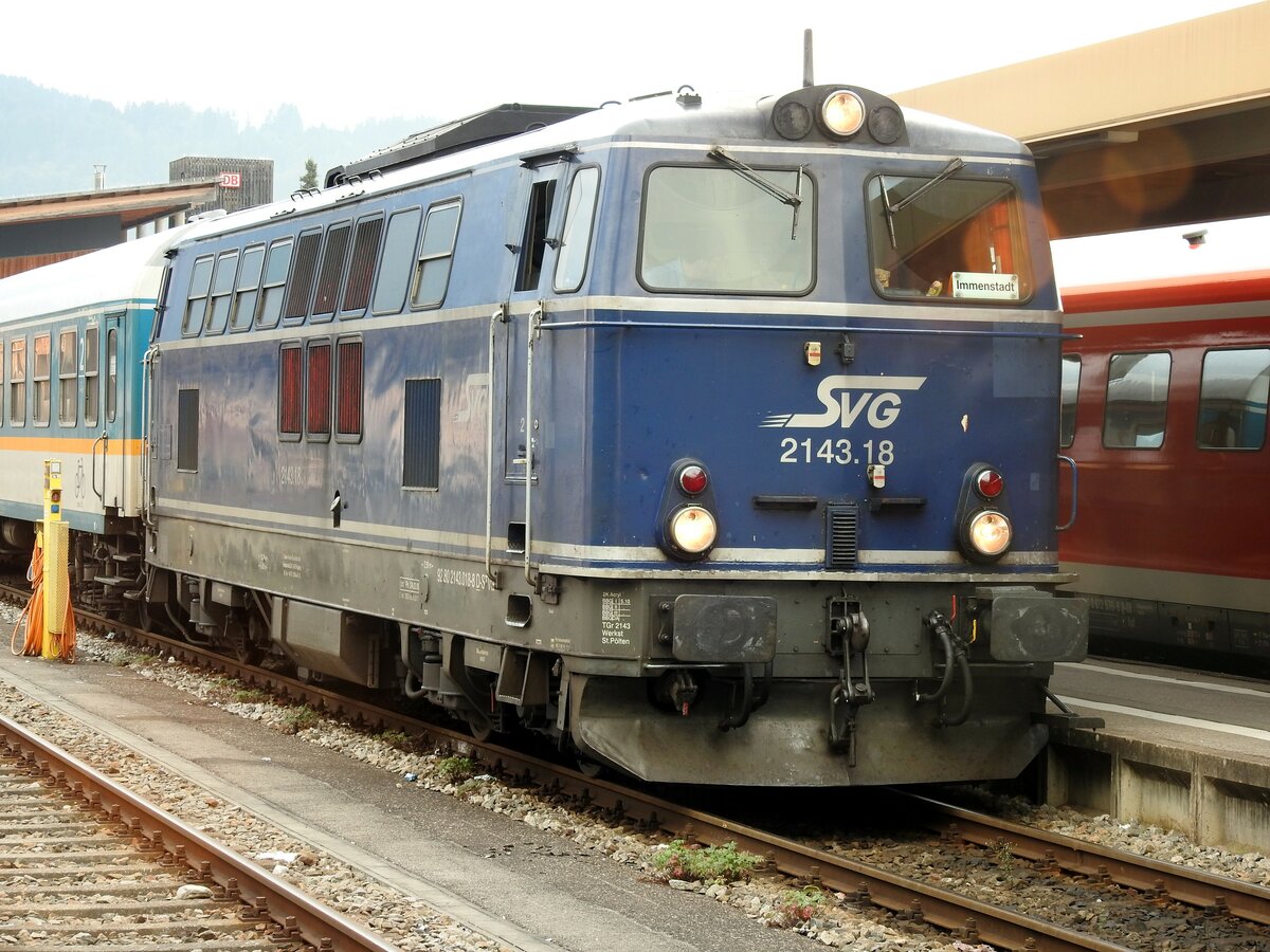 SVG 2143.18 in Oberstdorf am 10.09.2016.