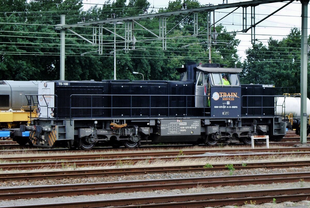 Train Services TS-108 steht am 29 Juni 2016 abgestellt in Roosendaal. Kurz nach dieser Aufnahme ging TS in die Pleite.