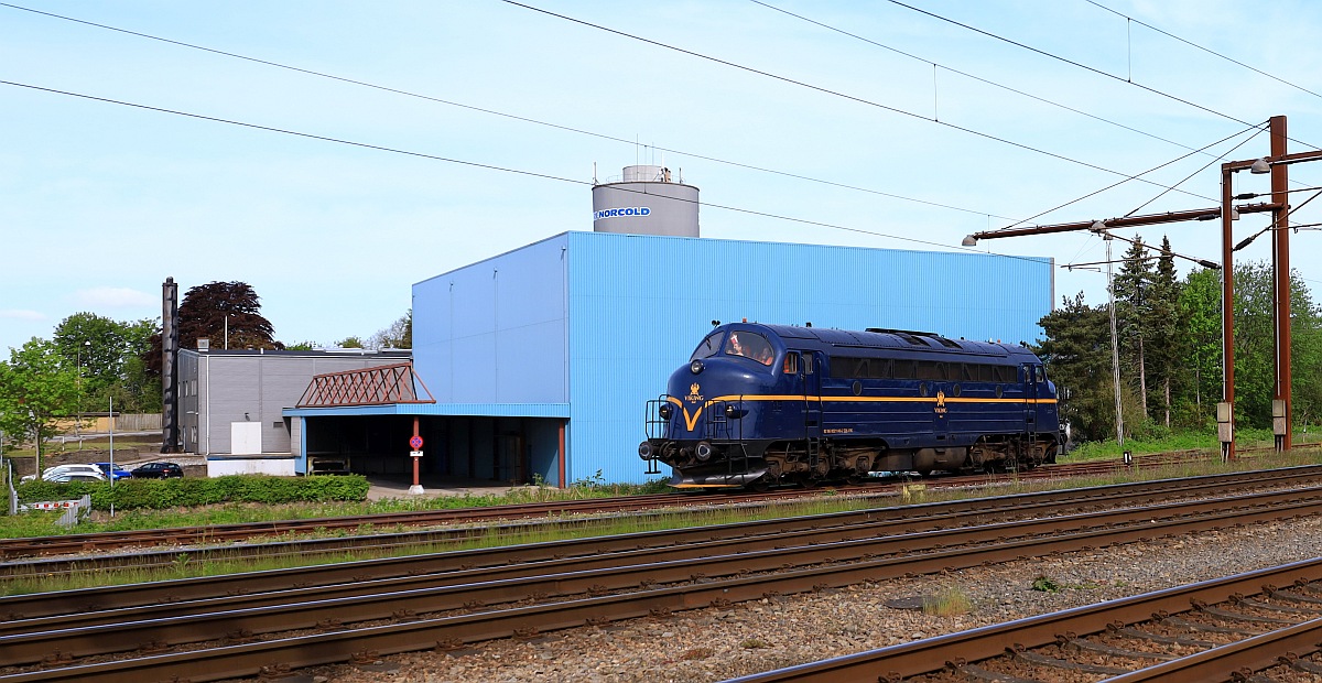VikingRail MY 1146 beginnt mit den Schulungsfahrten die in und um den gesamten Bahnhofsbereich stattfanden. Pattburg 19.05.2023 I