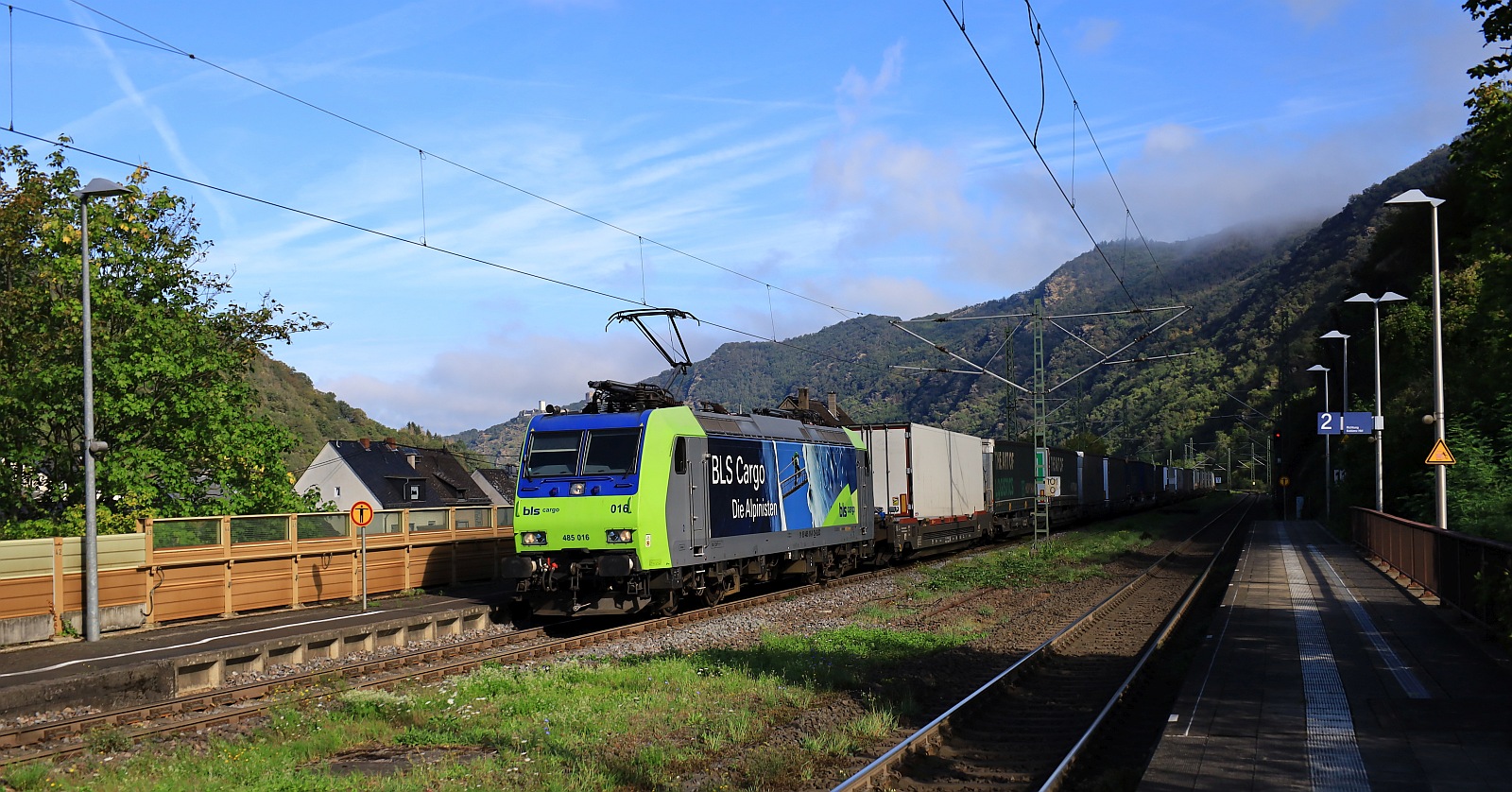 bls 4485 016 mit KLV Zug gen Kaub. Kestert 14.09.2023
