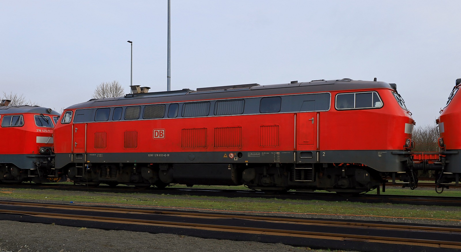 DB 218 832-6, REV/BCS X/24.02.22, Bw Niebüll 23.01.2024