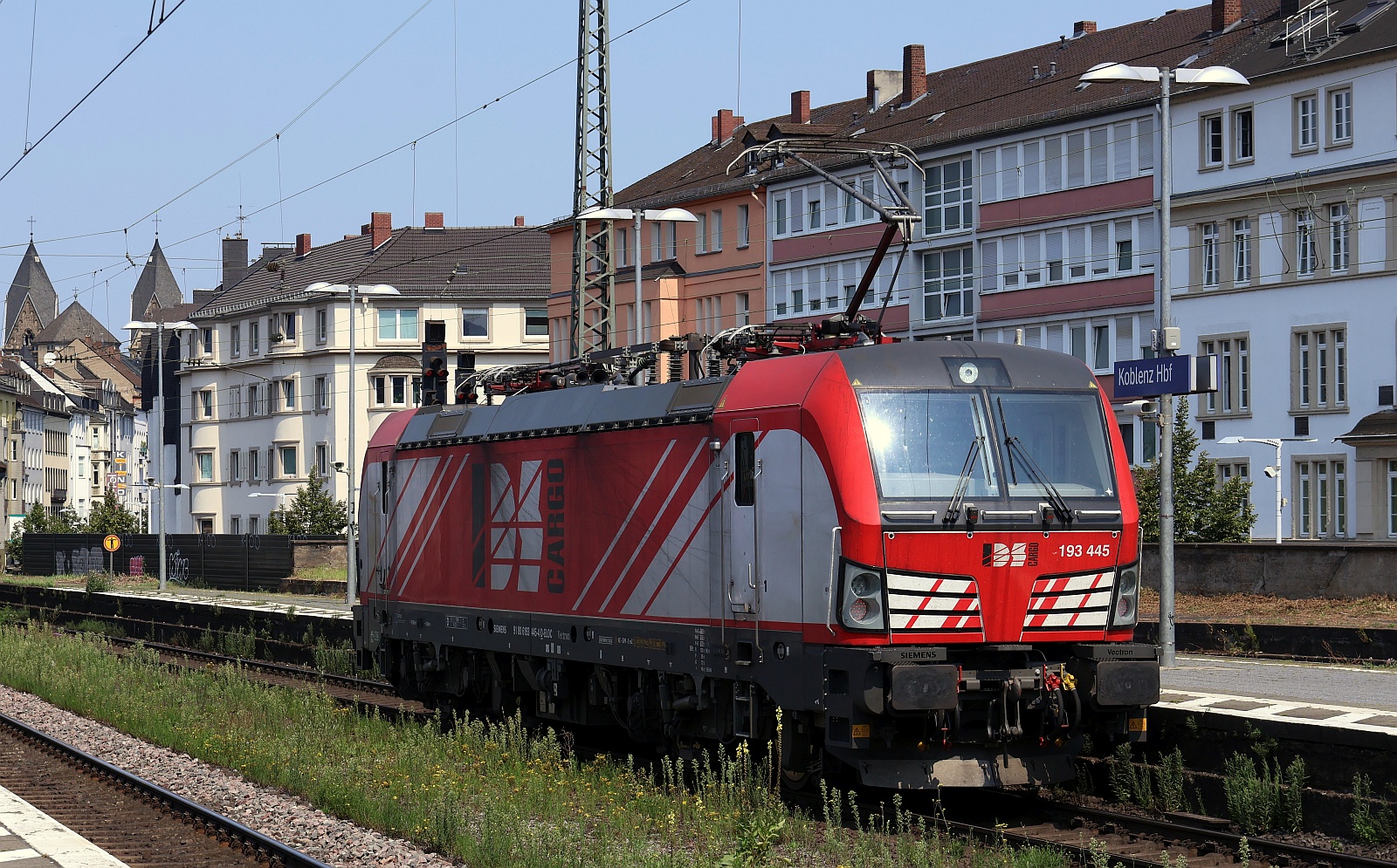 IDS Cargo 193 445-4 REV/MMAL/11.06.24 auf Solo Tour in Koblenz. 12.08.2025 II