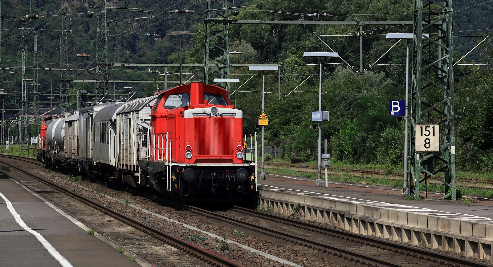 Variante 3 vom Bl�mchentot Express....Bingen 06.08.2024