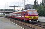 Am 18 Juni 2014 h�lt NMBS 835 in Antwerpen-Noorderdokken.