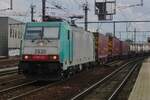 Am 3 September 2015 durchfahrt CoBRa 2830 mit ein KLV Antwerpen-Berchem.