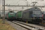 Français  Re 465 014 [Spalenberg]  Dans le Triage Bâle  Le 06 Mars 2018    