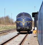 VikingRail MX 1023 genie�t die Wochenendsonne. Pattburg 06.04.2025
