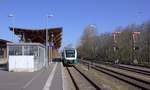 Arriva AR 2047 als RB66 nach Esbjerg. Nieb�ll 05.04.2020