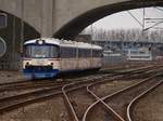 Ym 5/6 der Midtjyske Jernbaner hat Einfahrt in den Aarhuser Bahnhof und verlässt diesen 10 min später wieder Richtung Odder.