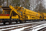 Plasser & Theurer Material-, Förder- und Siloeinheiten MFS 38 (teilweise BSW 2000 - Bunker-Schüttgut-Wagen genannt) der HERING Bahnbau, Burbach, Nr.