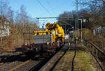 Die an die BEG - Bocholter Eisenbahngesellschaft mbH vermietete 4185 132-2 „Christa“ (92 80 4185 132-2 D-NXRL), eine Vossloh DE 18 der Nexrail AssetCo Sàrl (Luxembourg) fährt am