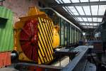   Henschel-Dampfschneeschleuder ex 30 80 DB 947 5 160-6 Schneeschleuder 834, ex Wpt 6410, am 31.05.2014 im DGEG Eisenbahnmuseum Neustadt/Weinstra�e (Pfalzbahn - Museum).