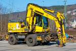   Liebherr A 900 C ZW Li (Litronic) / 1031, Zweiwegebagger mit Vier-Punkt-Abst�tzung (Kleinwagen-Nr.