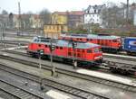 232 571-0 und 232 jeweils mit containerzug in Ulm am 16.11.2012.