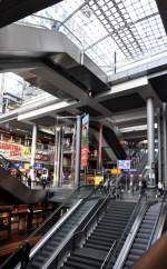 Berlin Hauptbahnhof, Innenansicht am 28.09.2013.