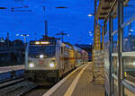 Fr�h morgens im Hbf Siegen....