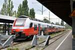 ÖBB 4748 007-3  Cityjet  (Siemens Desiro ML) in Lindau-Insel am 12.08.2023.